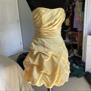 David’s Bridal Satin Gown